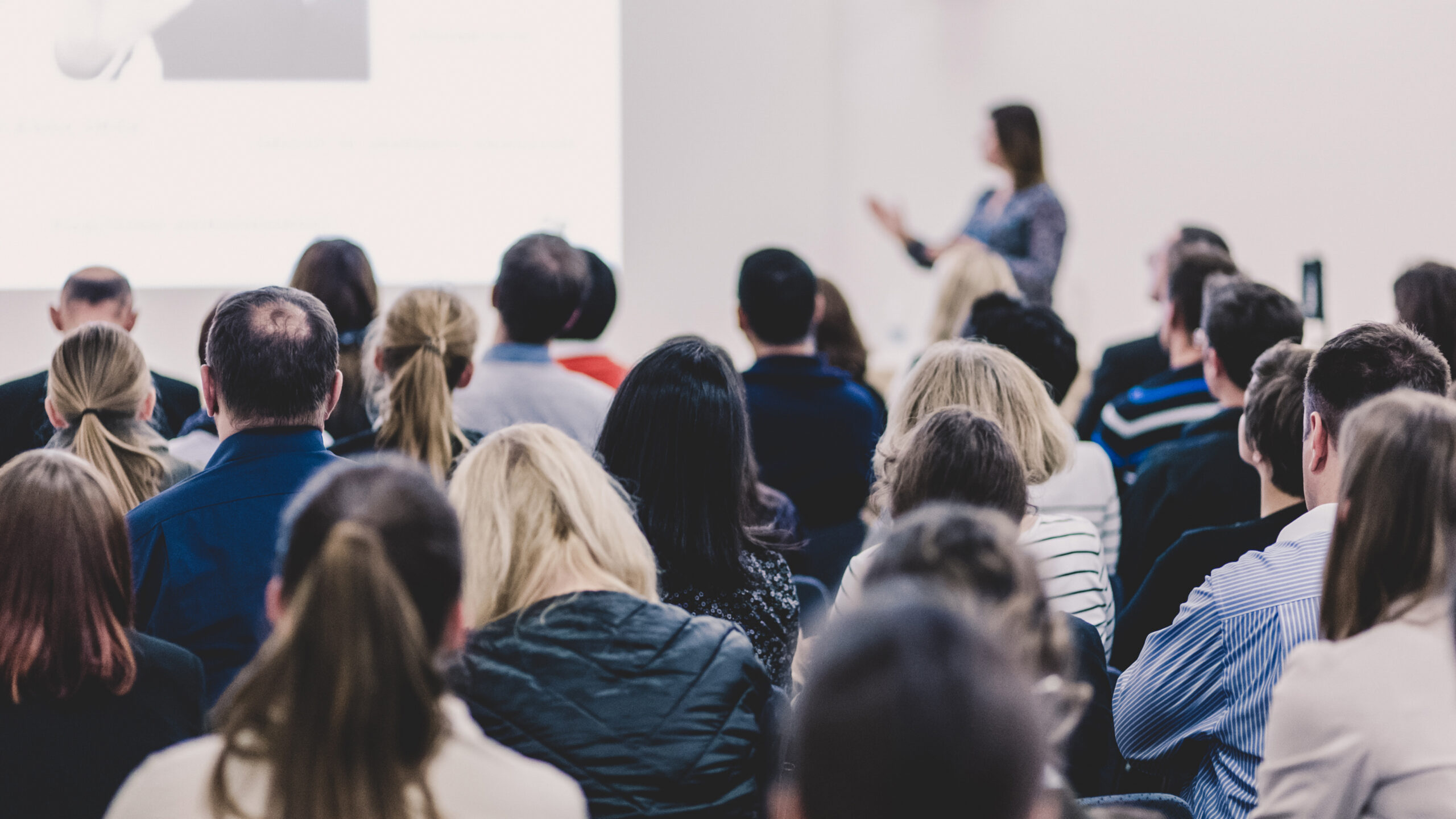 people at a presentation