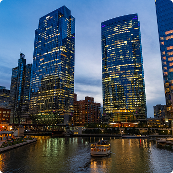 city skyline photo